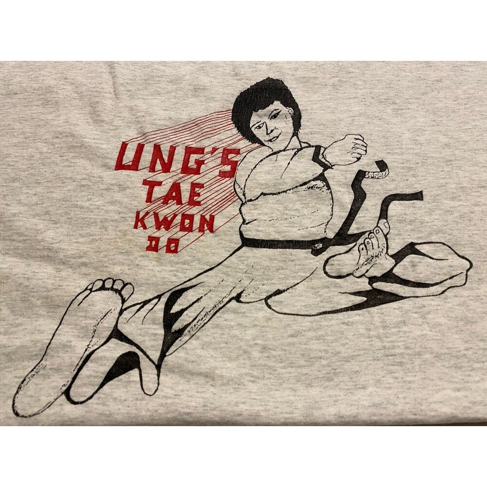 VTG Rare Mens Ung’s Tae Kwon Do Martial Arts School T-Shirt Single Stitch USA XL